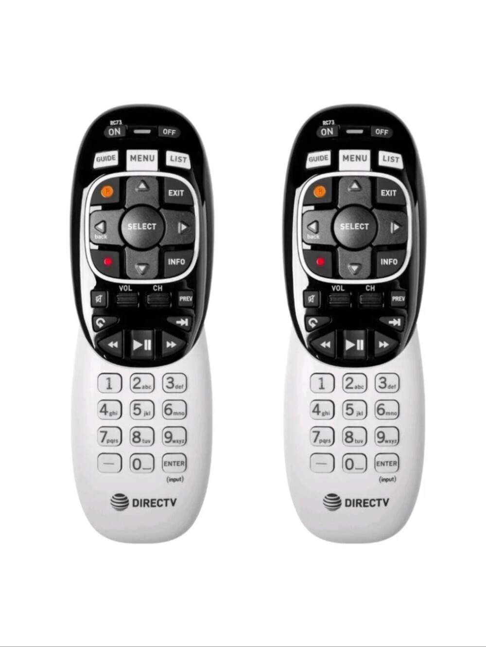 DIRECTV New 2 Pack - RC73 IR/RF Remote Control